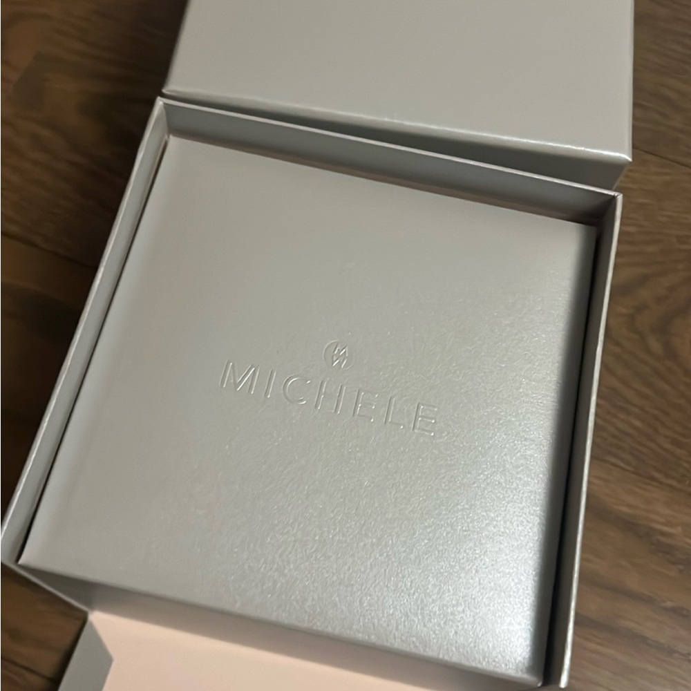 Michele Cream Jewelry Box